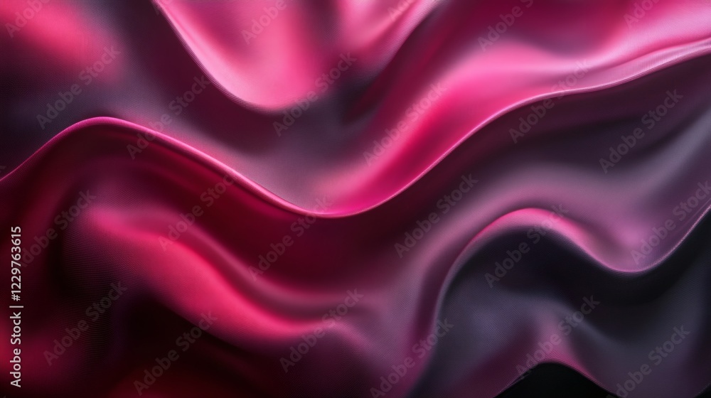 Fototapeta premium Rich burgundy slate gray abstract background with a flowing wave texture and grainy noise perfect for a stylish and modern header or wallpaper design