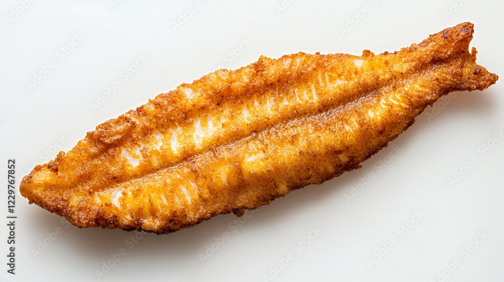 Crispy Fried Fish Fillet Close Up of Golden Brown Seafood Dish Crispy Fried Fish Fillet Close Up of Golden Brown Seafood Dish