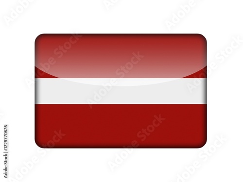 The Latvian flag in the form of a glossy icon Free Download The Latvian flag in the form of a glossy icon - GFXLoad