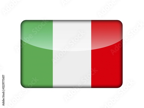 The Italian flag in the form of a glossy icon Free Download The Italian flag in the form of a glossy icon - GFXLoad