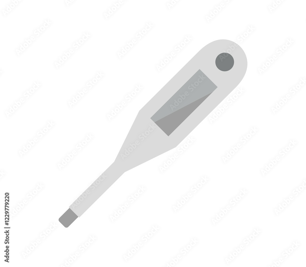 Thermometer icon illustrated in vector on white background Thermometer icon illustrated in vector on white background