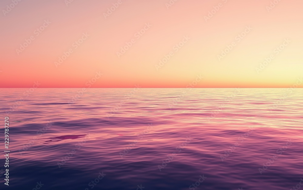 Obraz premium Smooth gradient background transitioning from deep orange to soft pink, creating a warm sunset atmosphere. Perfect for backgrounds, designs, and digital art.