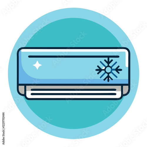 air conditioner icon design