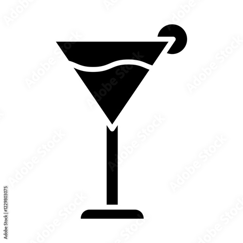 Cocktail Glass glyph icon