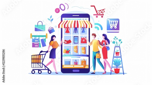 Smart Online Buyers: Ecommerce App for Retail Shop, Modern Technology Solutions