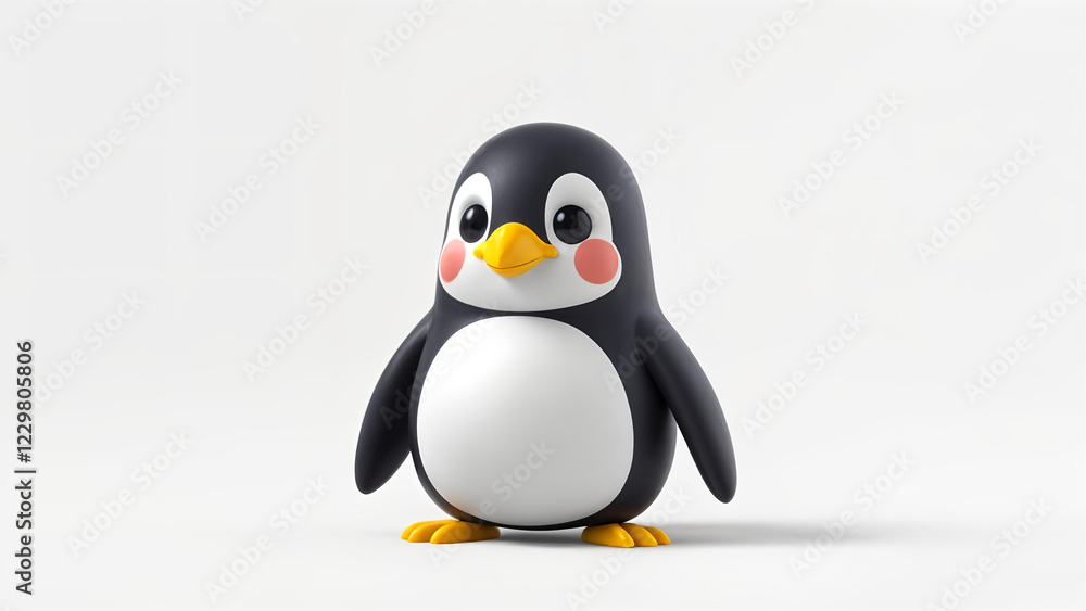 Fototapeta premium 3d penguin