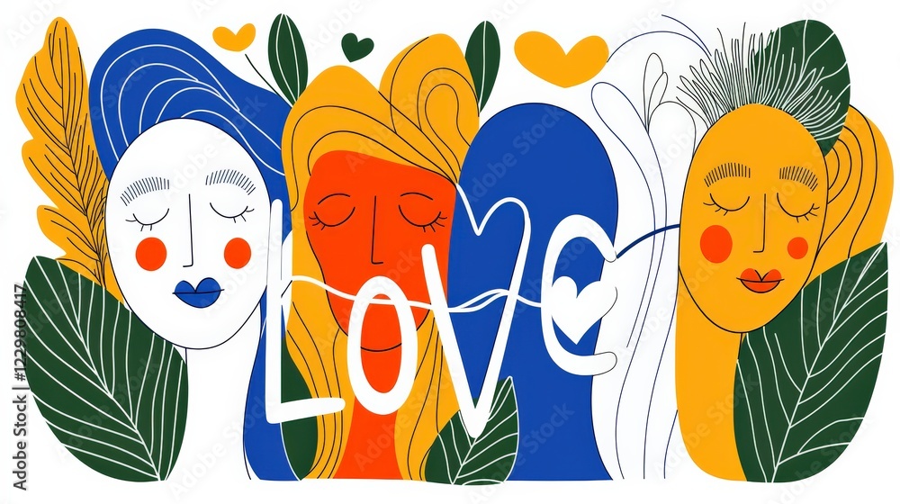 Celebrating Love and Equality A Vibrant LGBTQ Diversity Illustration Embracing Marriage in a Colorful Artistic Environment Celebrating Love and Equality A Vibrant LGBTQ Diversity Illustration Embracing Marriage in a Colorful Artistic Environment