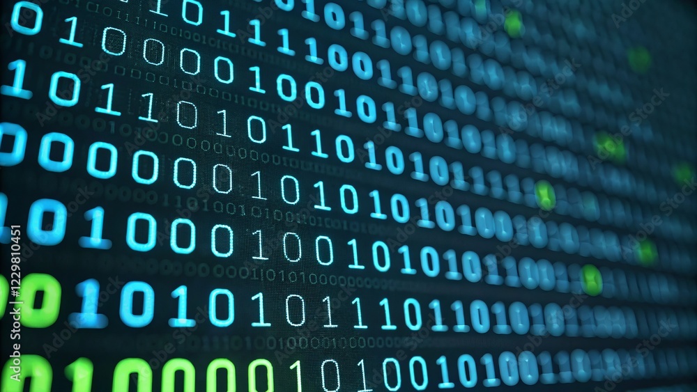 Data Byte: Digital Information, Binary Code, Computer Science Stock Photo Data Byte: Digital Information, Binary Code, Computer Science Stock Photo