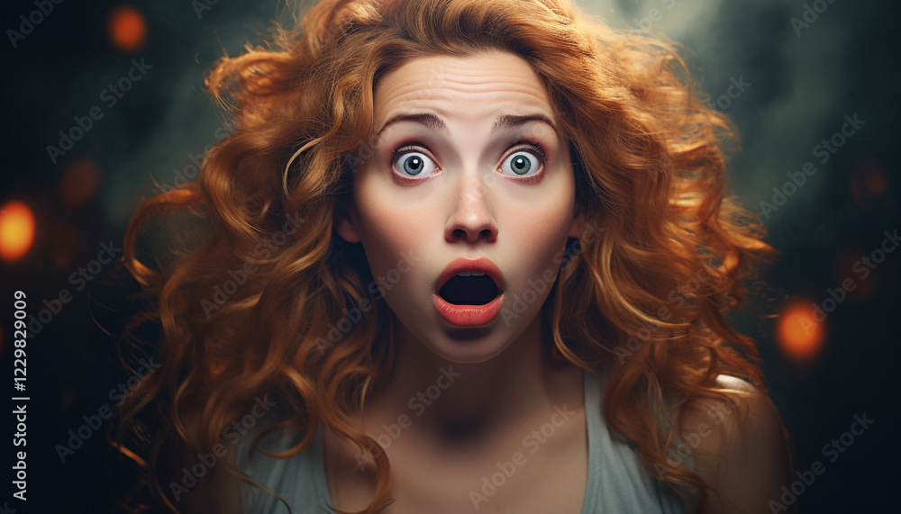 Obraz premium portrait of a woman with hair