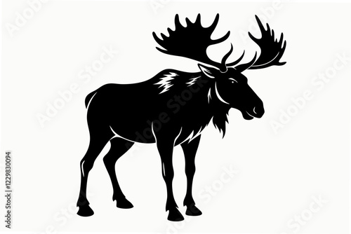 moose silhouette vector