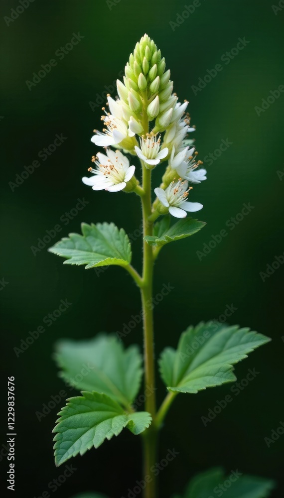 Ancient amaranth plant with delicate white flowers, medicinal, wildlife, earthy Ancient amaranth plant with delicate white flowers, medicinal, wildlife, earthy