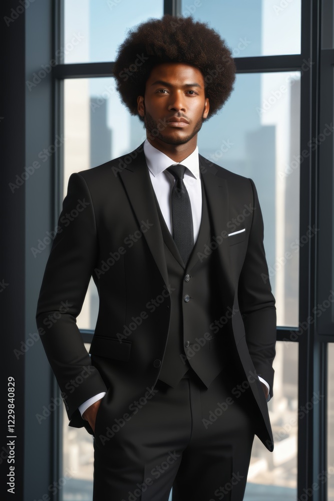 arafed man in a suit standing in front of a window arafed man in a suit standing in front of a window