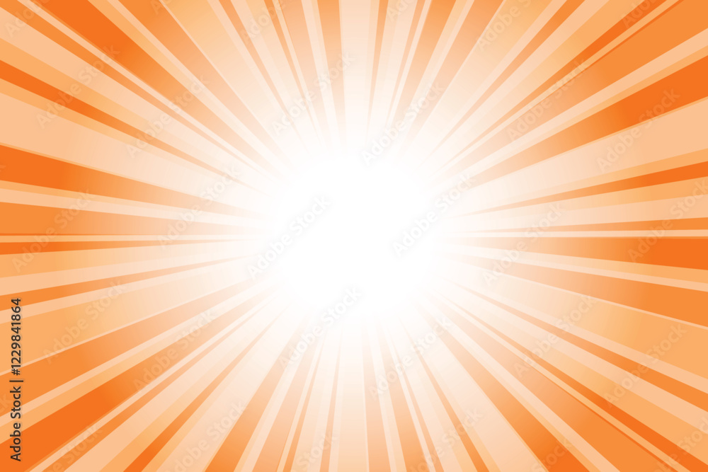 Orange sun burst abstract background. Abstract papaya orange background with sun ray. Summer vector illustration. Orange sun burst abstract background. Abstract papaya orange background with sun ray. Summer vector illustration.