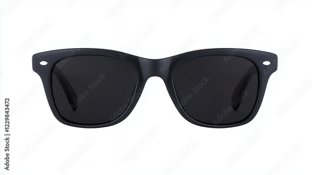 Classic Black Textured Sunglasses with Dark Gray Lenses, Stylish Eyewear Accessory for Men and Women Classic Black Textured Sunglasses with Dark Gray Lenses, Stylish Eyewear Accessory for Men and Women