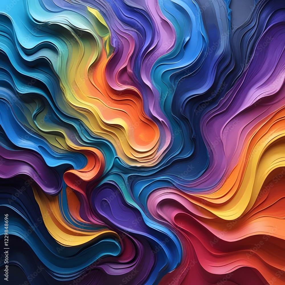 Obraz premium Beautiful Abstract Color Blends