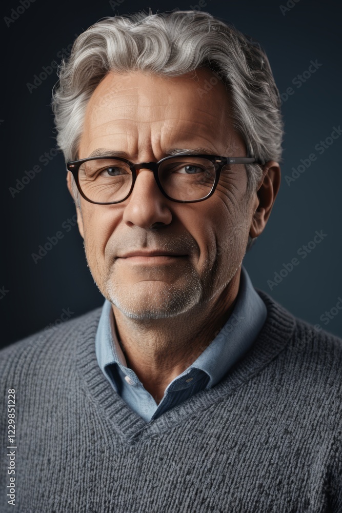 arafed man with glasses and a sweater posing for a picture arafed man with glasses and a sweater posing for a picture