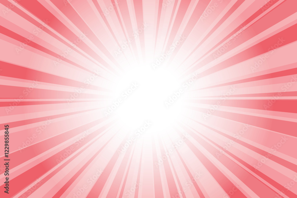 Light red sun burst abstract background. Abstract Redstone pink background with sun ray. Summer vector illustration. Light red sun burst abstract background. Abstract Redstone pink background with sun ray. Summer vector illustration.