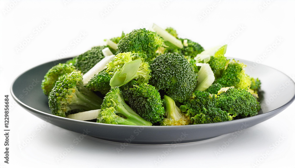 broccoli salad white background isolated broccoli salad white background isolated
