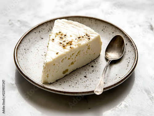 Casu Marzu cheese served on a plate photo