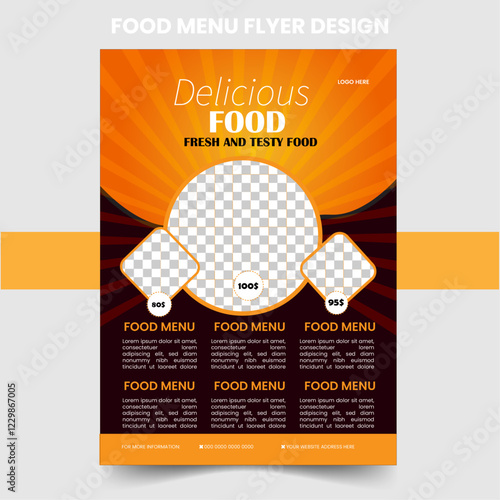 Delicious Restaurant Food menu design