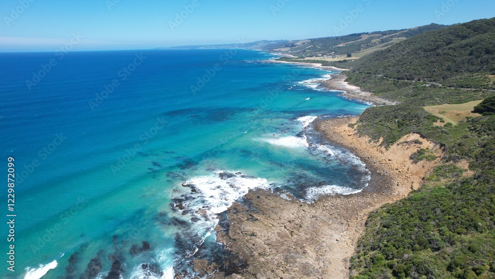 Coast of South Australia view from above Coast of South Australia view from above