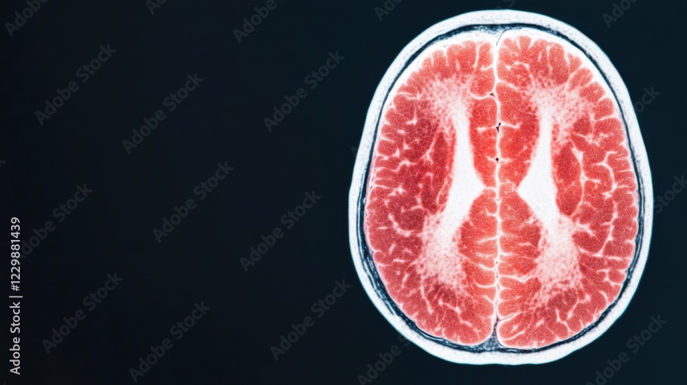 An abstract representation of a brain, showcasing a cross-section with intricate patterns reminiscent of neural pathways. An abstract representation of a brain, showcasing a cross-section with intricate patterns reminiscent of neural pathways.