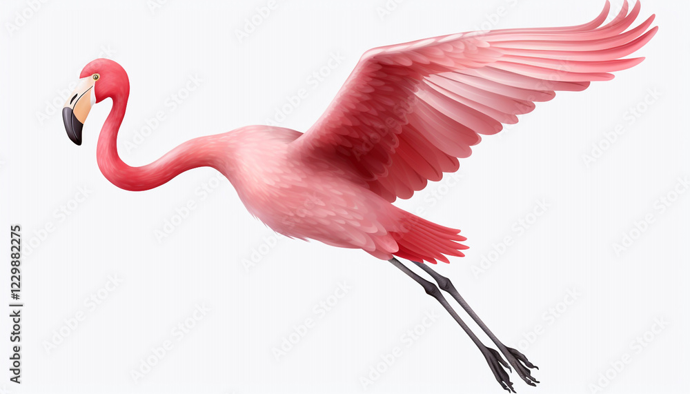 Fototapeta premium pink flamingo bird