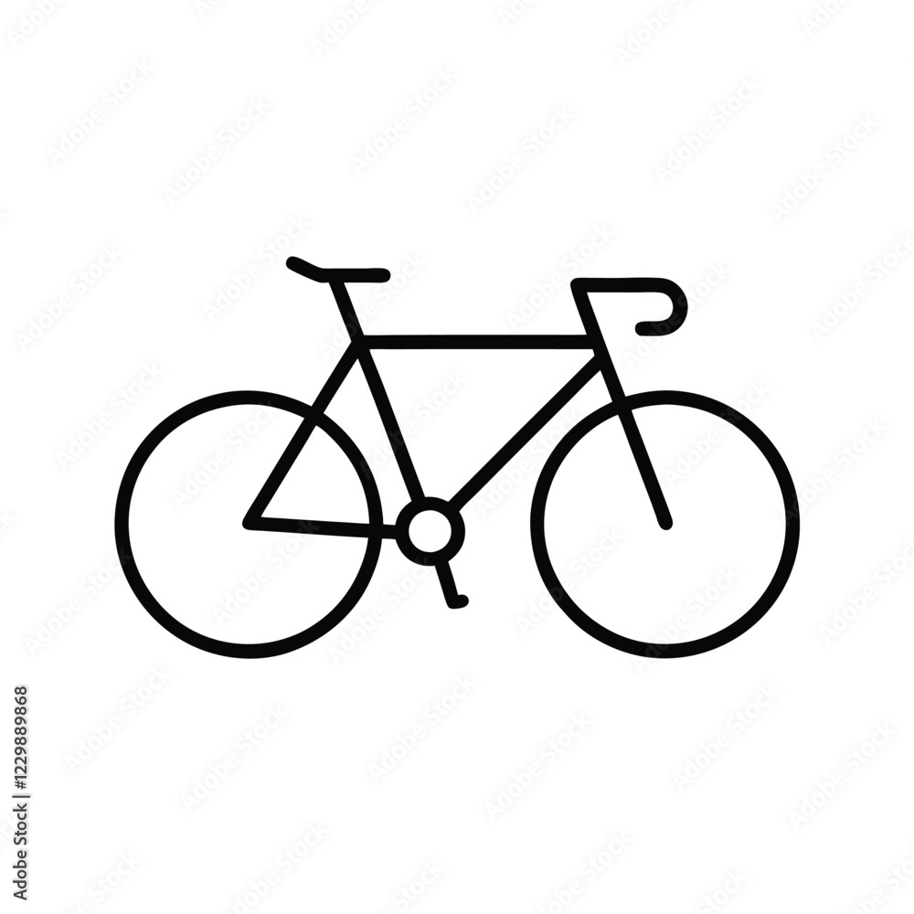bicycle isolated on white background bicycle isolated on white background
