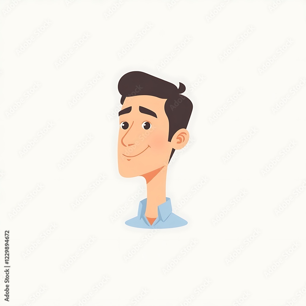 Animated avatar of a man in isolated beckground, generative ai
Animated avatar of a man in isolated beckground, generative ai