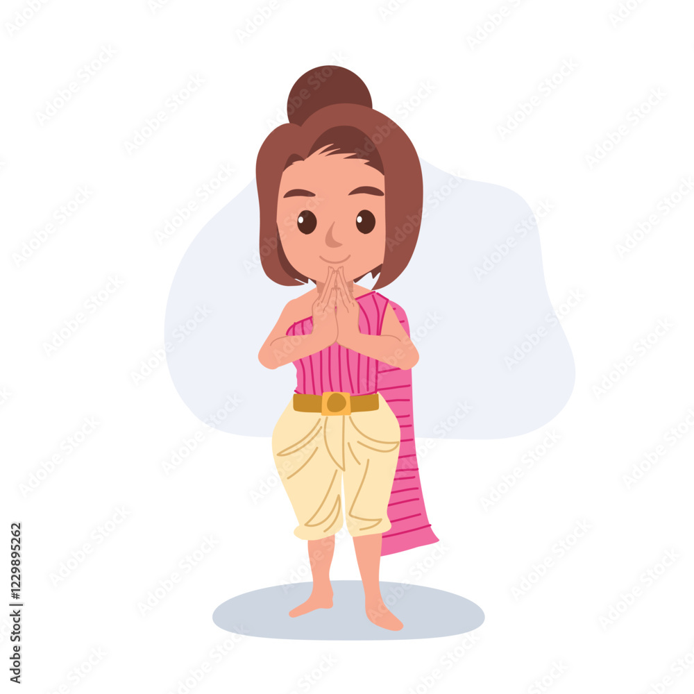 thai culture and tradition represented by a thai woman in traditional thai attire thai culture and tradition represented by a thai woman in traditional thai attire