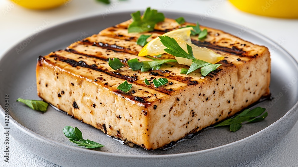 Grilled Tofu with Lemon and Parsley A Delicious and Healthy Meal Grilled Tofu with Lemon and Parsley A Delicious and Healthy Meal