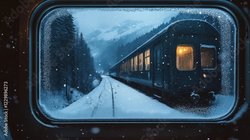 Peaceful Night Train Ride T...