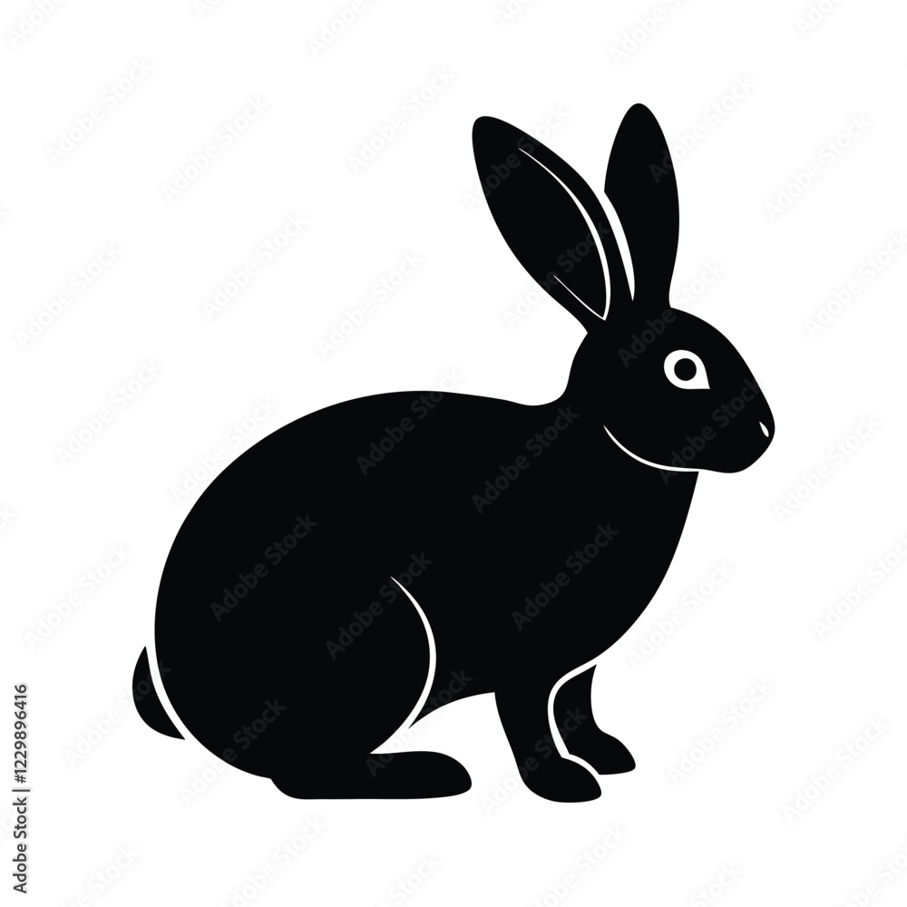 Obraz premium white rabbit isolated