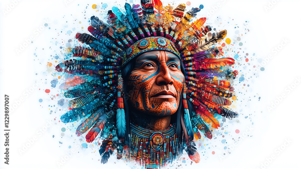 Obraz premium native american indian