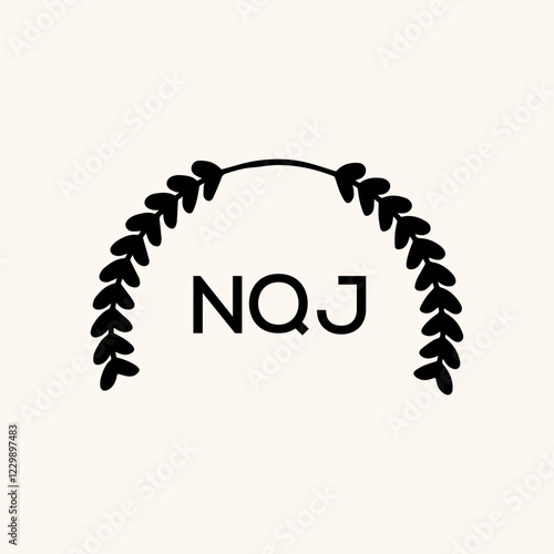 NQJ logo design vector