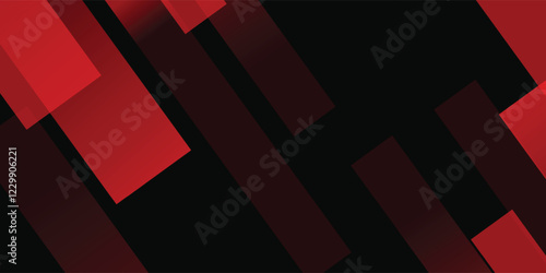 Red line with white architecture futuristic background minimal concept vector illustration subtle design.