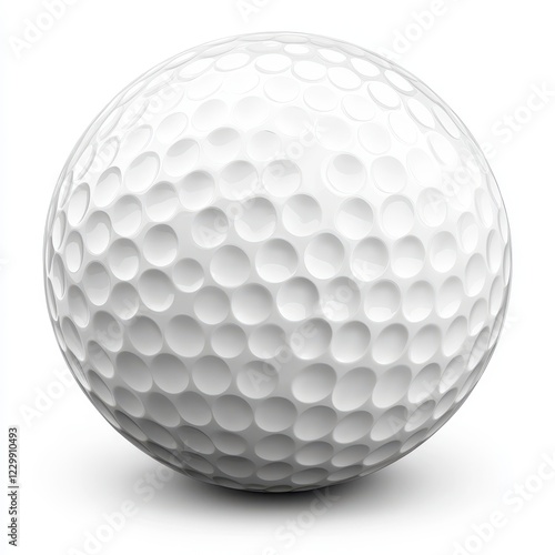 white golf ball clipart, plain blank white background