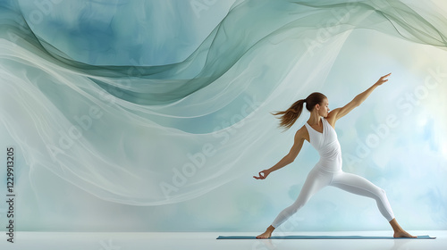 Wallpaper Mural Healthy Joints and Bone Density Yoga Stretches on Mat Torontodigital.ca