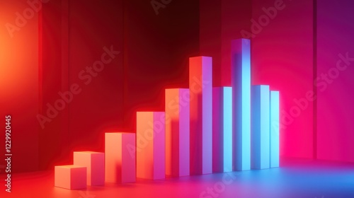 Abstract Neon Bar Chart: Growth, Progress, and Success Visualization Free Download Abstract Neon Bar Chart: Growth, Progress, and Success Visualization - GFXLoad