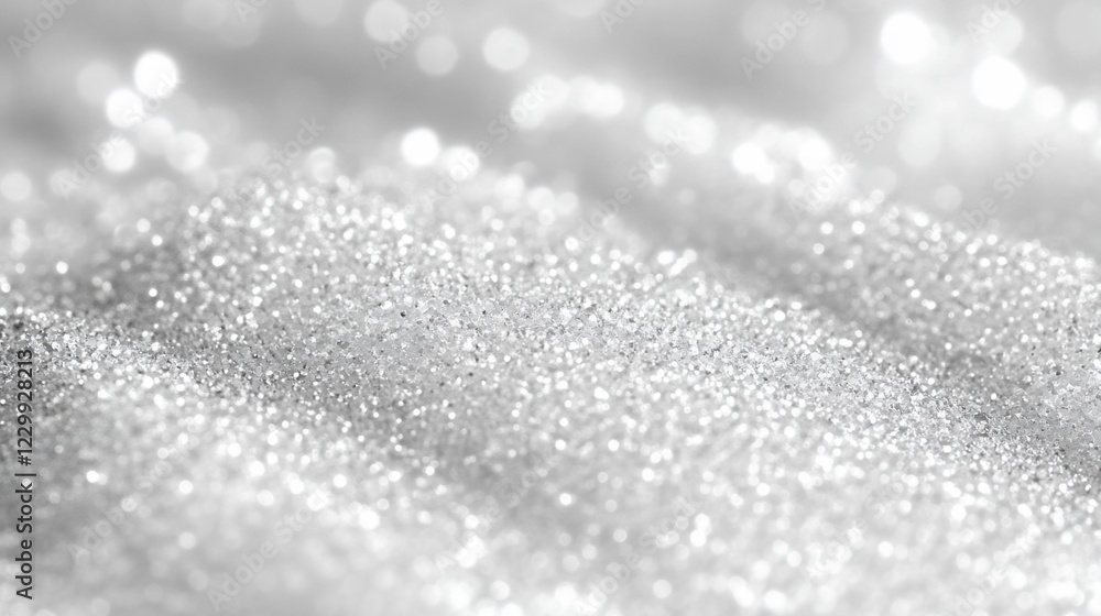 Silver Glitter Texture Background: Sparkling Shimmering Abstract Silver Glitter Texture Background: Sparkling Shimmering Abstract