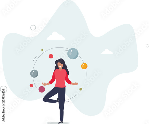 ADHD or attention deficit and hyperactivity disorders .Medical mental and psychological pathology with frustration, lack of focus.flat characters.