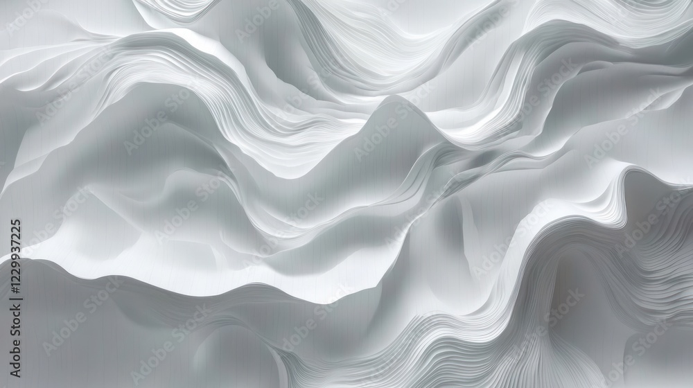 Abstract white wavy texture background. Abstract white wavy texture background.