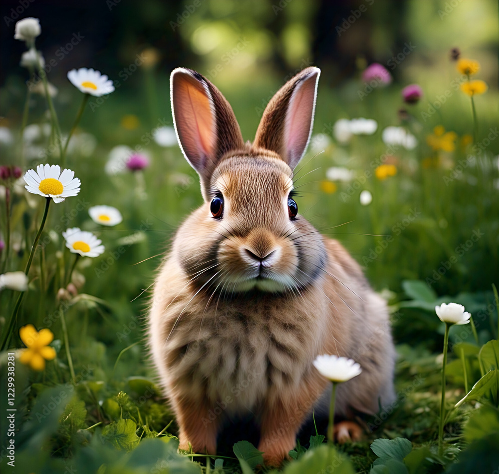 Obraz premium rabbit in the grass