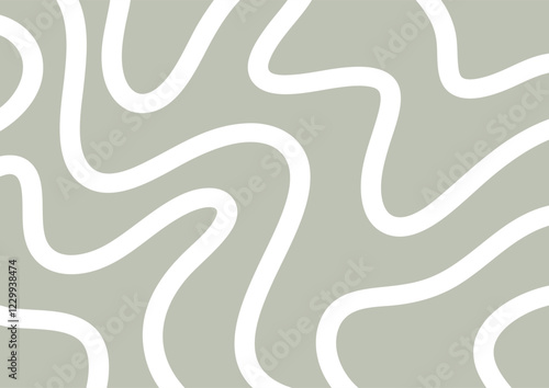 Abstract hand drawn swirly line pattern background 