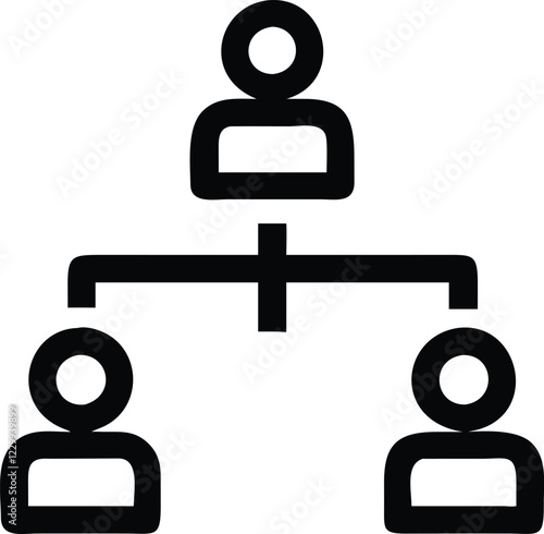 Organizational Hierarchy Structure Icon