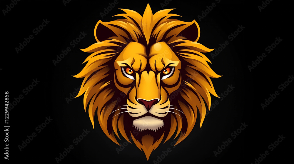 lion head vector illustration lion head vector illustration
