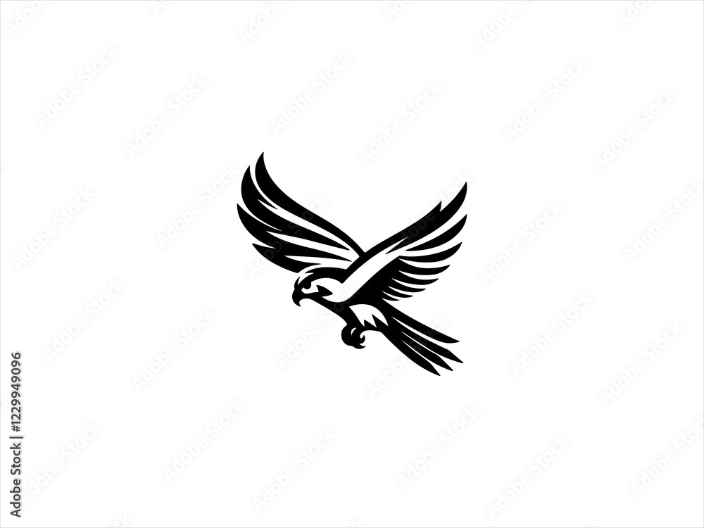 Fototapeta premium eagle logo vector design