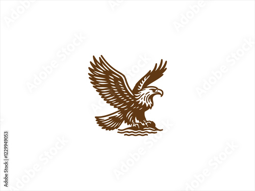 eagle logo vector design