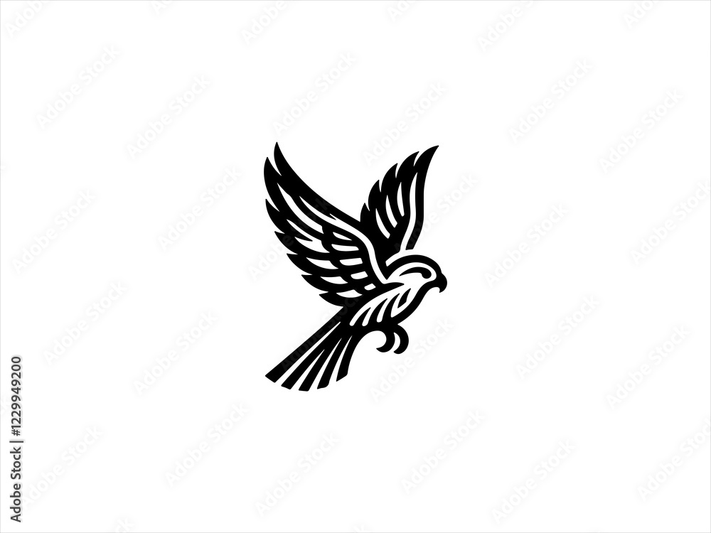 Obraz premium eagle logo vector design