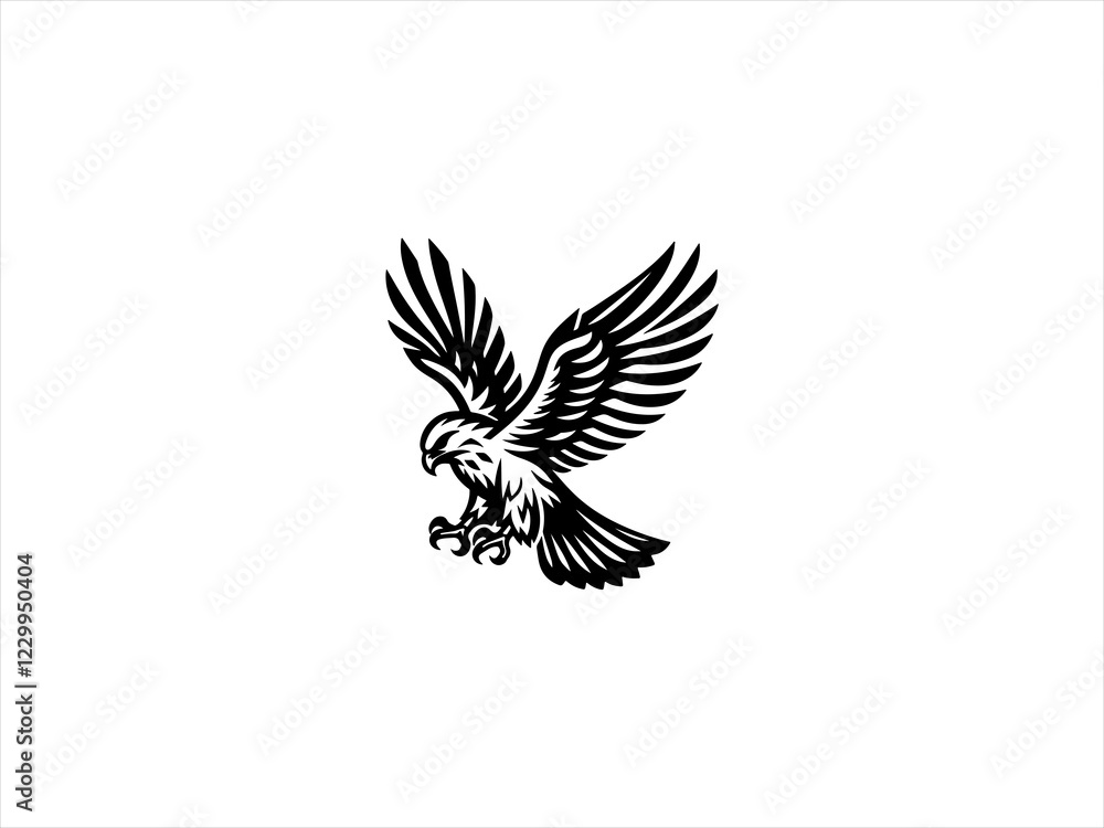 Obraz premium eagle logo vector design